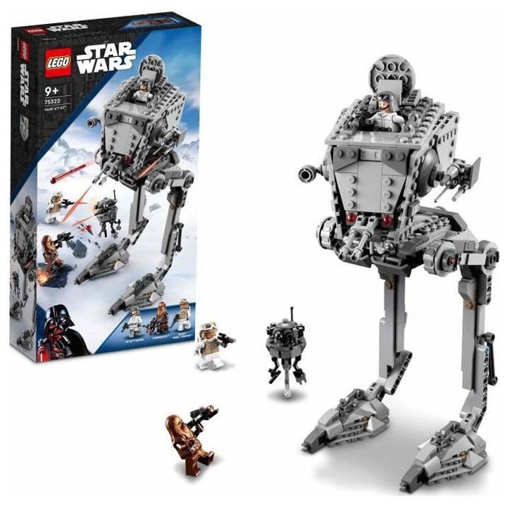 LEGO Star Wars 75322 AT-ST de Hoth, Jouet avec Figurines de Personnage