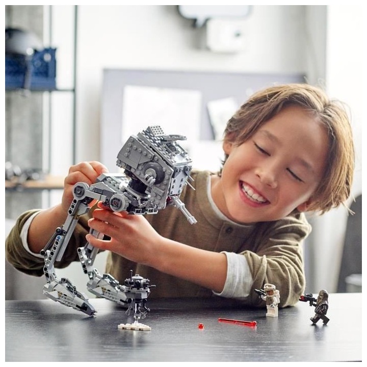 LEGO Star Wars 75322 AT-ST de Hoth, Jouet avec Figurines de Personnage