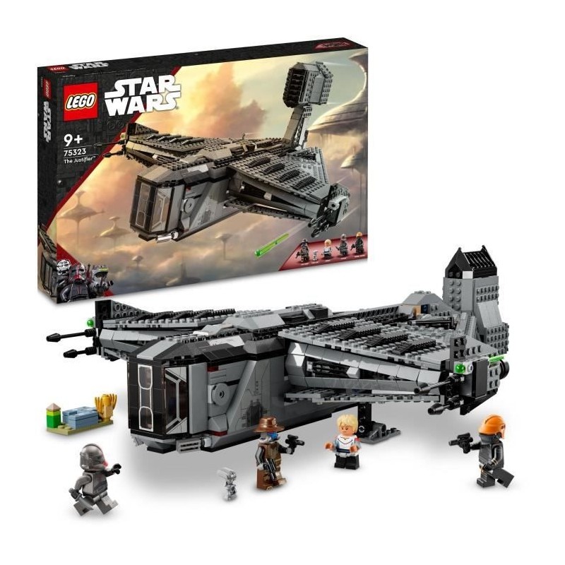 LEGO Star Wars 75323 Le Justifier, Jouet de Vaisseau Spatial, Construire, Figurine de Droide