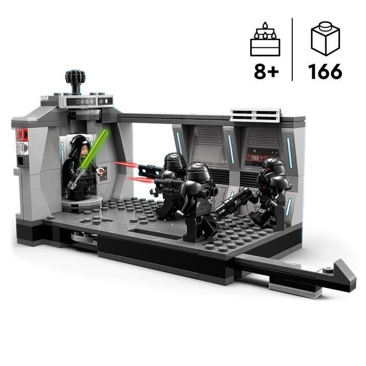 LEGO 75324 Star Wars L'Attaque Des Dark Troopers, Jouet Mandalorian a