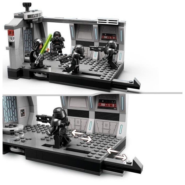 LEGO 75324 Star Wars L'Attaque Des Dark Troopers, Jouet Mandalorian a