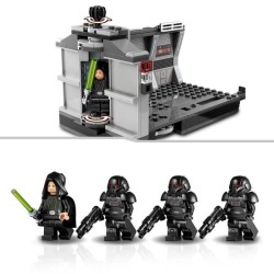 LEGO 75324 Star Wars L'Attaque Des Dark Troopers, Jouet Mandalorian a Construire Avec Minifigure Luke Skywalker et Son Sabre Las