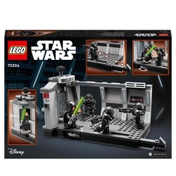 LEGO 75324 Star Wars L'Attaque Des Dark Troopers, Jouet Mandalorian a Construire Avec Minifigure Luke Skywalker et Son Sabre Las