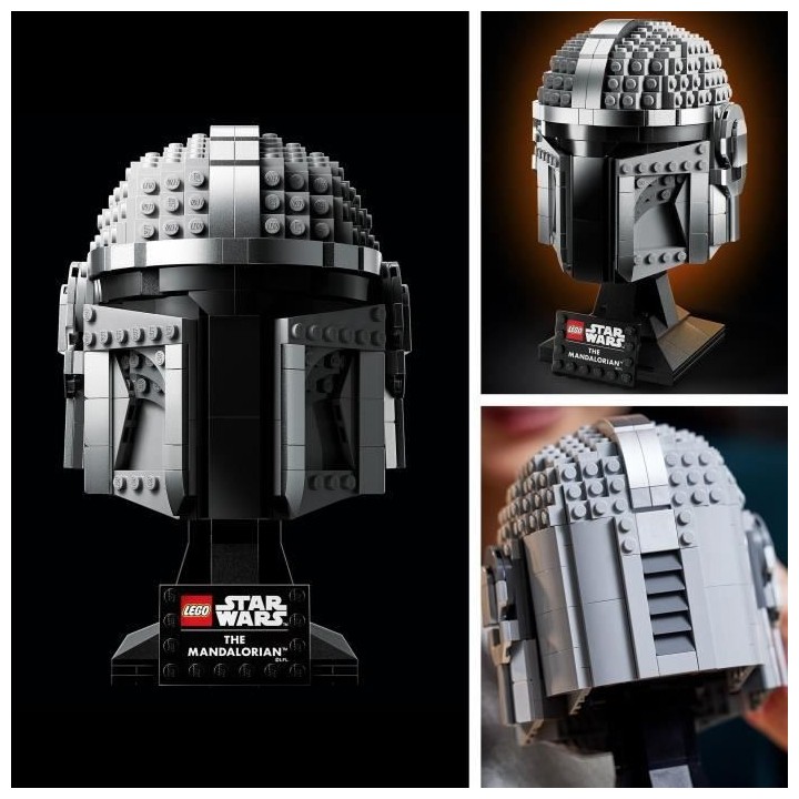 LEGO 75328 Star Wars Le Casque Du Mandalorien Maquette de Collection a