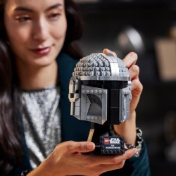 LEGO 75328 Star Wars Le Casque Du Mandalorien Maquette de Collection a Construire, Décoration et Cadeau Pour Adultes