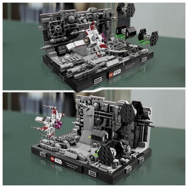 LEGO Star Wars 75329 Diorama de la Poursuite dans les Tranchées de l'