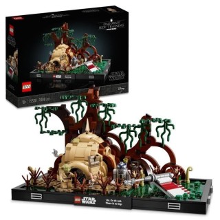 LEGO Star Wars 75330 Diorama de l'Entraînement Jedi sur Dagobah Maque