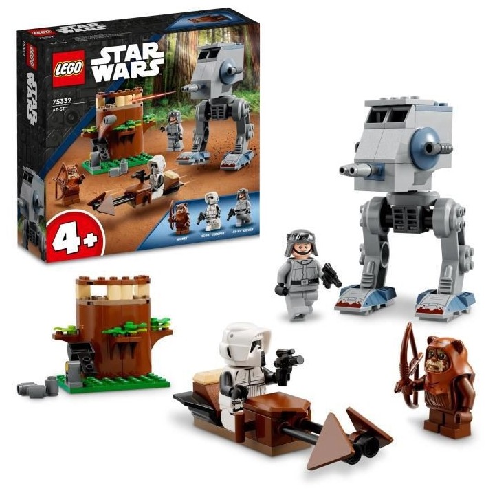 LEGO Star Wars 75332 AT-ST, Jeu de Construction, Marcheur, avec Minifi