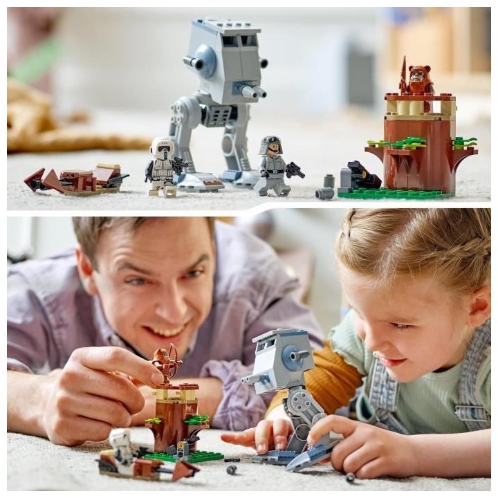 LEGO Star Wars 75332 AT-ST, Jeu de Construction, Marcheur, avec Minifi