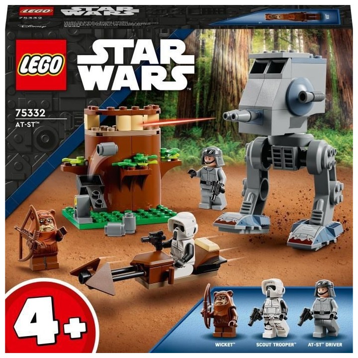 LEGO Star Wars 75332 AT-ST, Jeu de Construction, Marcheur, avec Minifi