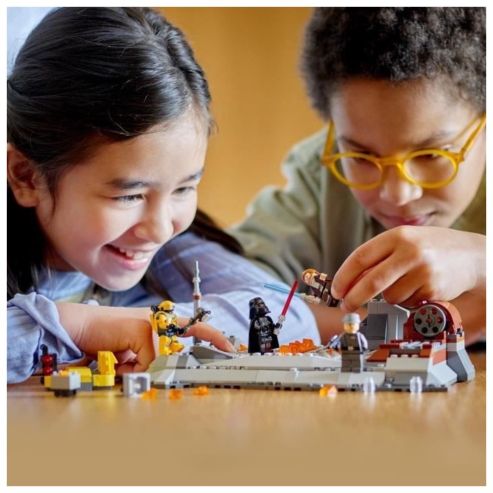 LEGO 75336 Star Wars Obi-Wan Kenobi contre Dark Vador, Minifigurines,