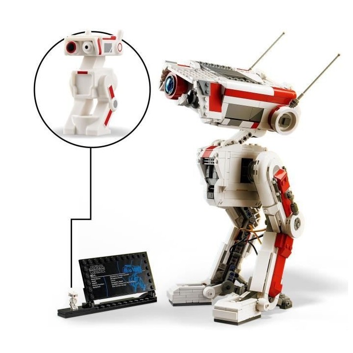 LEGO Star Wars 75335 BD-1, Kit de Construction, Figurine de Droide Art