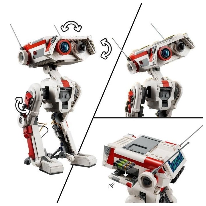 LEGO Star Wars 75335 BD-1, Kit de Construction, Figurine de Droide Art
