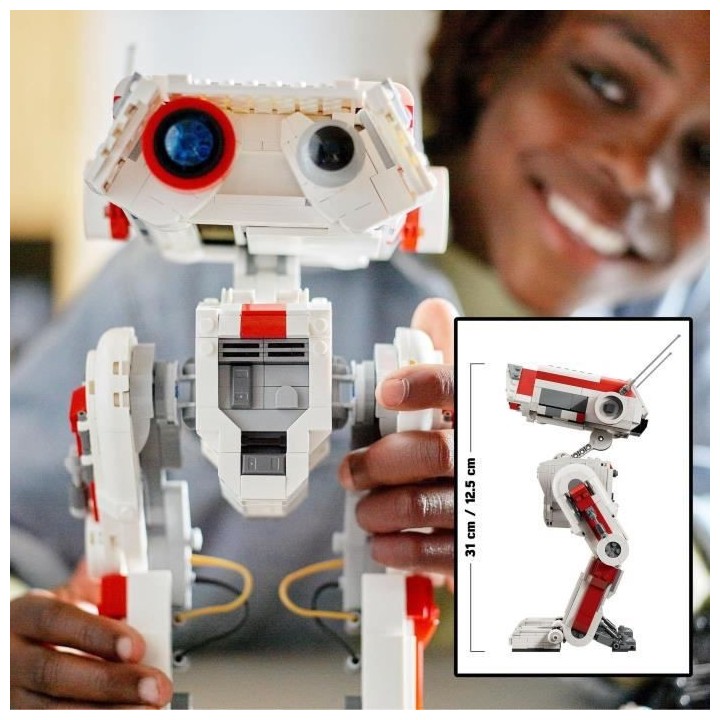 LEGO Star Wars 75335 BD-1, Kit de Construction, Figurine de Droide Art