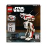 LEGO Star Wars 75335 BD-1, Kit de Construction, Figurine de Droide Articulée, Décoration de Chambre, Cadeau Jeu Vidéo