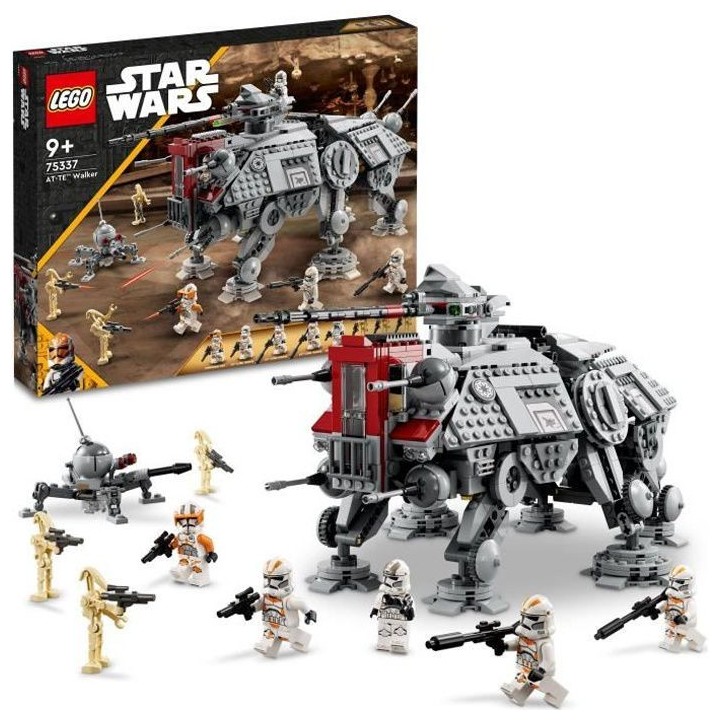 LEGO Star Wars 75337 Le Marcheur AT-TE, Jouet avec 5 Minifigurines, La
