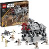 LEGO Star Wars 75337 Le Marcheur AT-TE, Jouet avec 5 Minifigurines, La Revanche des Sith