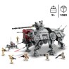 LEGO Star Wars 75337 Le Marcheur AT-TE, Jouet avec 5 Minifigurines, La Revanche des Sith