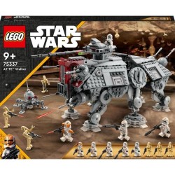 LEGO Star Wars 75337 Le Marcheur AT-TE, Jouet avec 5 Minifigurines, La Revanche des Sith