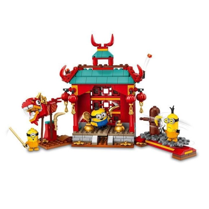 LEGO 75550 Minions Combat de kung-fu des Minions Jouet avec les figuri