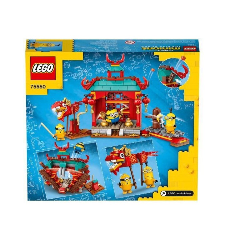 LEGO 75550 Minions Combat de kung-fu des Minions Jouet avec les figuri