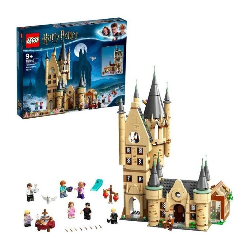 LEGO Harry Potter 75969 La Tour d'Astronomie de Poudlard, Jouet de Château, Figurine Ron