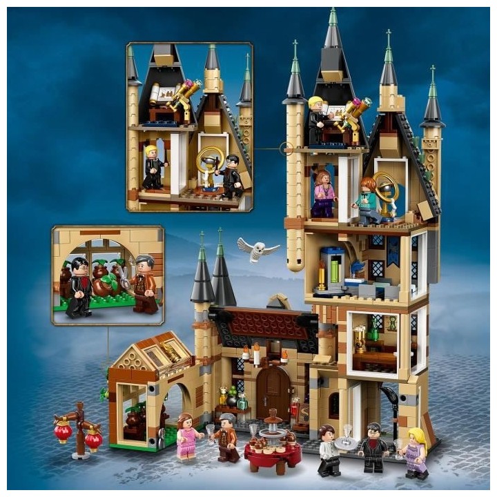 LEGO Harry Potter 75969 La Tour d'Astronomie de Poudlard, Jouet de Ch