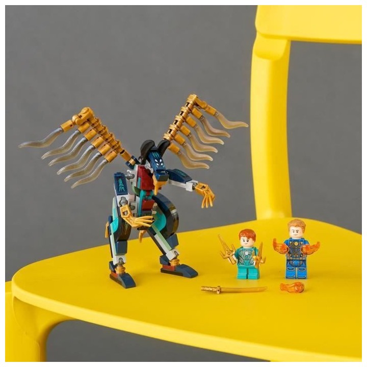 LEGO 76145 Marvel L'Attaque Aérienne des Éternels, Jouet de Construc