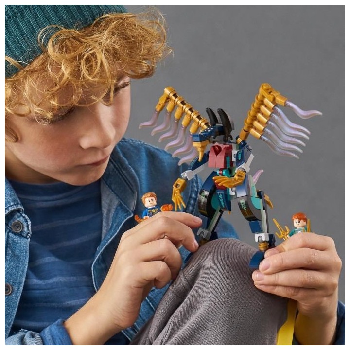 LEGO 76145 Marvel L'Attaque Aérienne des Éternels, Jouet de Construc