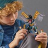 LEGO 76145 Marvel L'Attaque Aérienne des Éternels, Jouet de Construction pour Enfants de 7 Ans avec Figurines Déviants