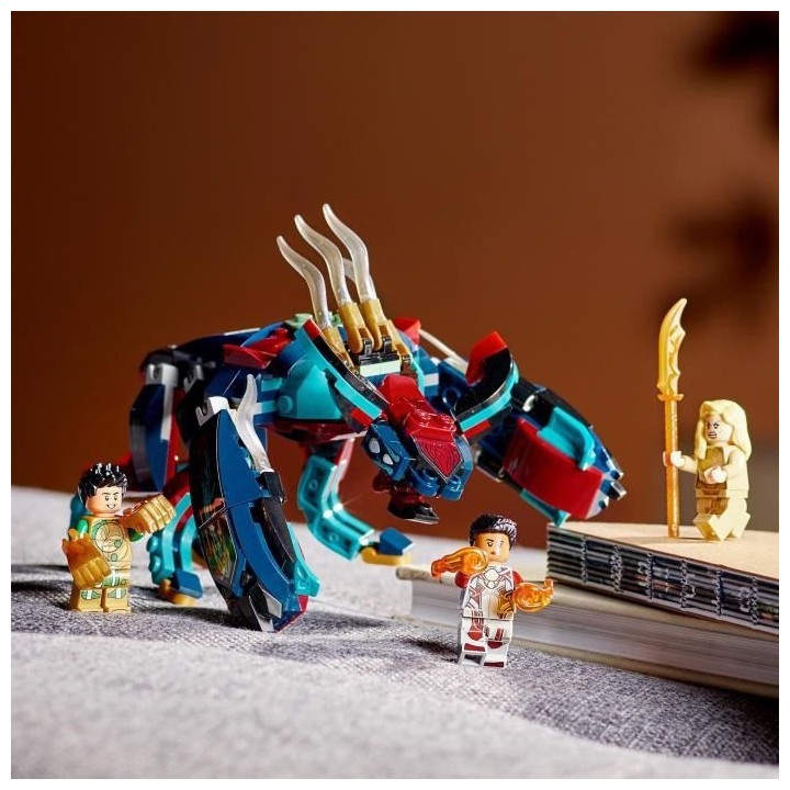 LEGO 76154 Marvel L'Embuscade du Déviant ! Les Éternels, Jouet de Co