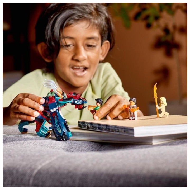 LEGO 76154 Marvel L'Embuscade du Déviant ! Les Éternels, Jouet de Co