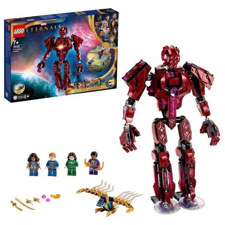 LEGO 76155 Marvel Les Éternels Dans l'Ombre d'Arishem, Kit de Constru