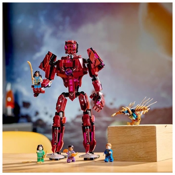 LEGO 76155 Marvel Les Éternels Dans l'Ombre d'Arishem, Kit de Constru