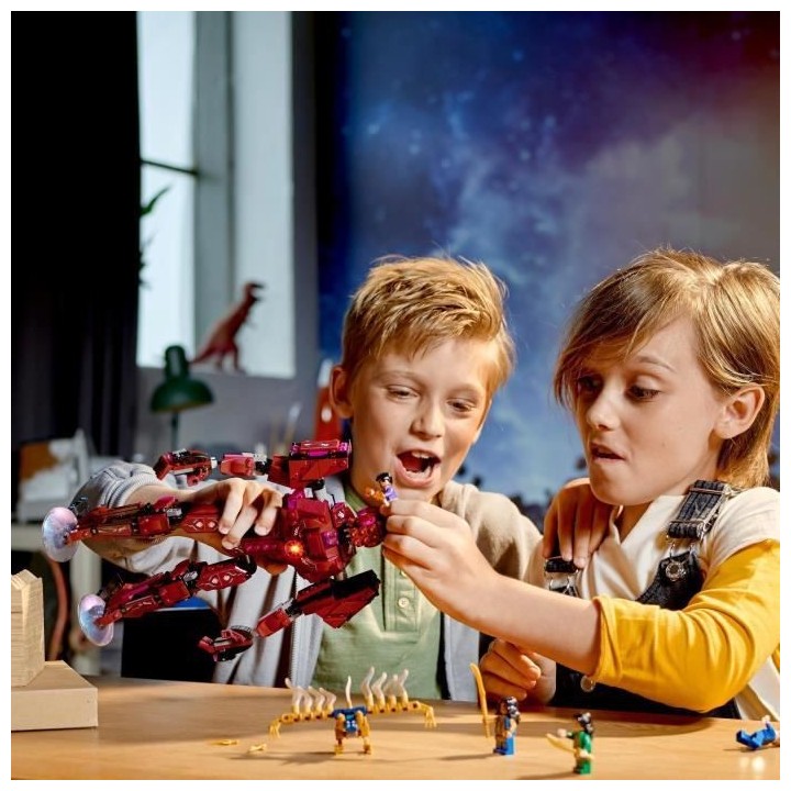 LEGO 76155 Marvel Les Éternels Dans l'Ombre d'Arishem, Kit de Constru