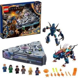 LEGO 76156 Marvel L'ascension du Domo, Jouet de Construction Vaisseau