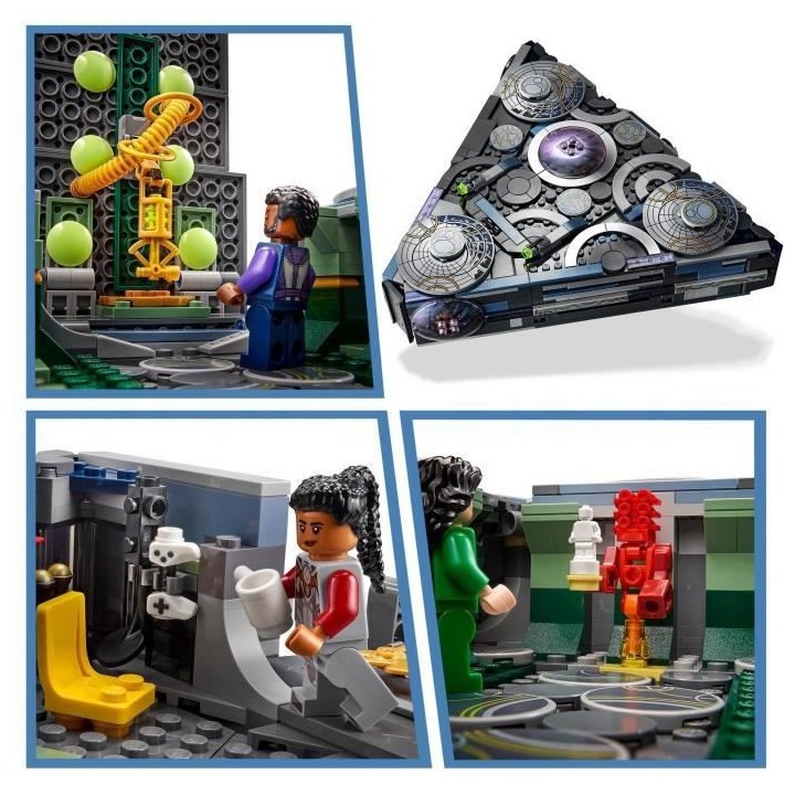 LEGO 76156 Marvel L'ascension du Domo, Jouet de Construction Vaisseau