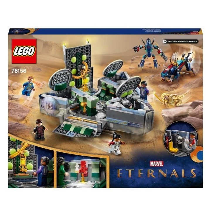 LEGO 76156 Marvel L'ascension du Domo, Jouet de Construction Vaisseau