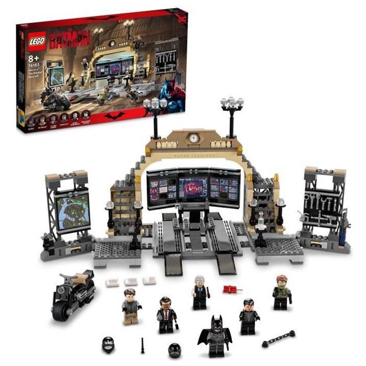 LEGO 76183 DC Batman La Batcave : l'Affrontement du Sphinx, Moto Jouet