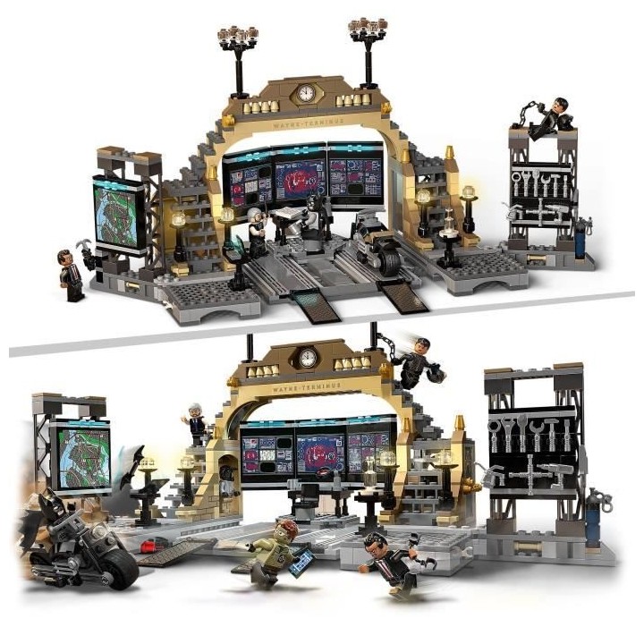 LEGO 76183 DC Batman La Batcave : l'Affrontement du Sphinx, Moto Jouet