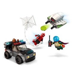 LEGO 76184 Marvel L'Attaque du Drone : Spider-Man contre Mystério, Jeu de Construction, Voiture Jouet pour Enfant des 4 ans