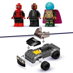 LEGO 76184 Marvel L'Attaque du Drone : Spider-Man contre Mystério, Jeu de Construction, Voiture Jouet pour Enfant des 4 ans