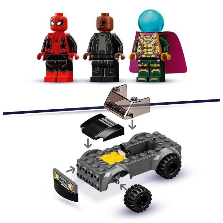 LEGO 76184 Marvel L'Attaque du Drone : Spider-Man contre Mystério, Je