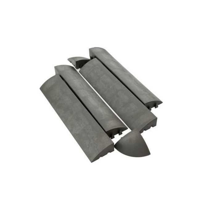 QUADRA Bordures pour dalle - Châtaigne - Pack de 4 unités + 2 angles