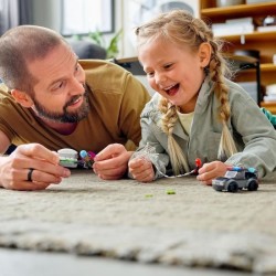 LEGO 76184 Marvel L'Attaque du Drone : Spider-Man contre Mystério, Jeu de Construction, Voiture Jouet pour Enfant des 4 ans