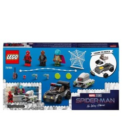 LEGO 76184 Marvel L'Attaque du Drone : Spider-Man contre Mystério, Jeu de Construction, Voiture Jouet pour Enfant des 4 ans