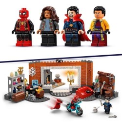 LEGO 76185 Marvel Spider-Man dans l'Atelier du Saint des Saints, Jouet pour Enfants +7 ans, Figurines Dr Strange et Monstre