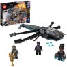 LEGO 76186 Marvel Le dragon volant de Black Panther – Jouet Avengers, Jeu de Construction Super Héros avec 3 Figurines