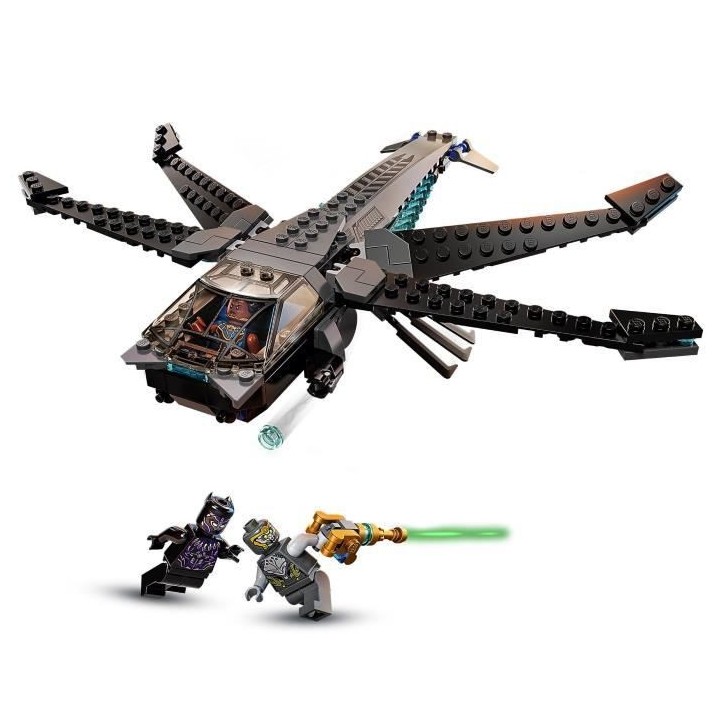 LEGO 76186 Marvel Le dragon volant de Black Panther – Jouet Avengers