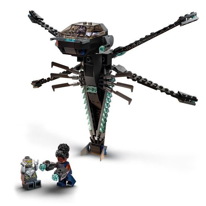 LEGO 76186 Marvel Le dragon volant de Black Panther – Jouet Avengers